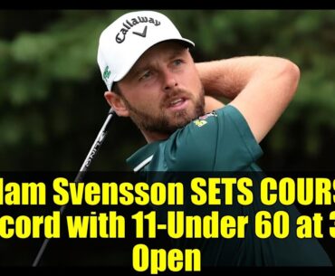 Adam Svensson SETS COURSE Record with 11-Under 60 at 3M Open | PGA TOUR Highlights