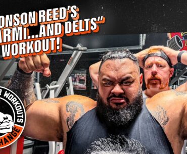 BIG Bronson Reed's "TSUNARMI... AND DELTS" workout | Celtic Warrior Workouts Ep. 158