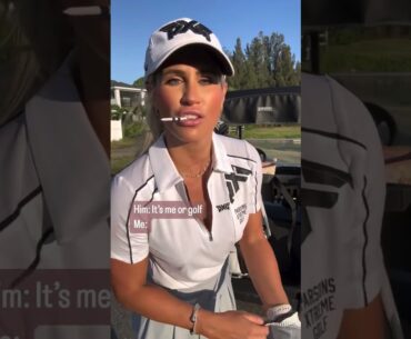Sry bb… 😪 already married to the game 💍⛳️💕 #golfbabe #golfbabes #golf #pxg #pxgtroops