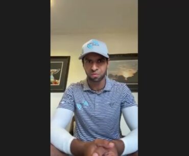 Defending champion Aaron Rai talks about Wyndham Championship