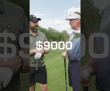 Ian Poulter vs Rick Shiels for $9,000 💰⛳️