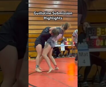Guillotine Submission Compilation #bjj #jiujitsu #submission #summeronshorts