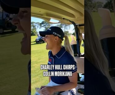 Charley Hull chirps Collin Morikawa after out-driving him 💀