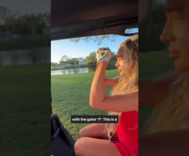 “wErE nOt In UtAh AnYmOrE” 😅⛳️🐊 #golf #florida #floridagolf #golfbabe #golfbabes #golfhumor