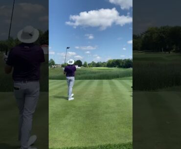 Joel Dahmen tee shot on 15 @ 3M Open Sunday #3mopen #golf #pga ##pgatour