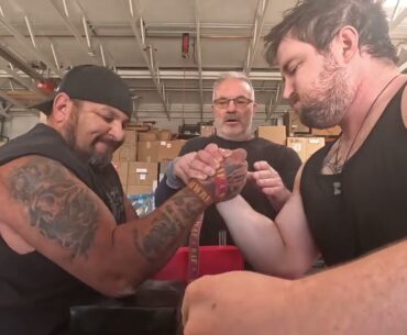 Ruli Velarde and Rocky Bozarth Right Arm | Utah State Armwrestling Rankings