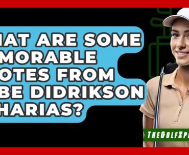What Are Some Memorable Quotes From Babe Didrikson Zaharias? - The Golf Xpert