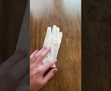 Big difference between low & high quality golf gloves