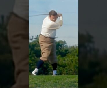 Babe Ruth’s Golf Swing! ⛳️ November 1934 #golf #pga