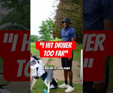 He hits driver TOO FAR for the whole range🤯. #golf #golfswing #divotdudes