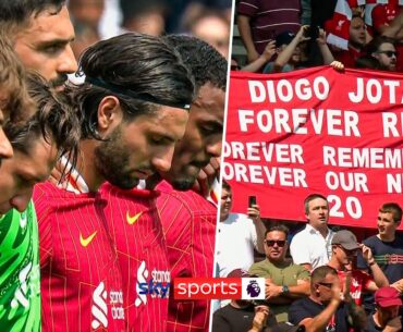 Liverpool and Preston pay emotional tribute to Diogo Jota