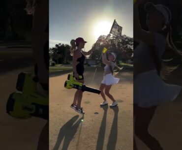 This birdie putt blew me away… 🌬️⛳️😂 #golfbabes #puttfordough #golf #golfers #golfhumor