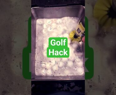 Shag Bag trick #golf #golfhacks #golftips
