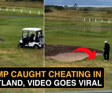 Trump Caught 'Cheating' At Golf, Video From Scotland Goes Viral, Internet Calls Him Out | Watch