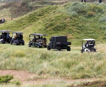 Trump Unveils Fortified ‘Golf Force One’ In Scotland