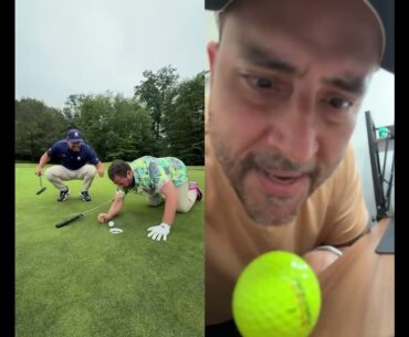Golf Challenge Gone Hilariously Wrong! #golf
