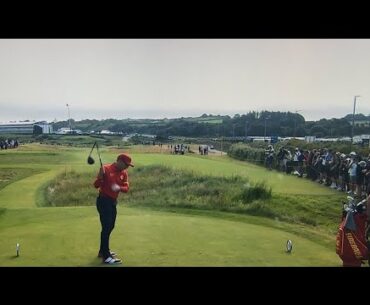 Garcia breaking his Driver!! #theopen #golf #garcia #tiger