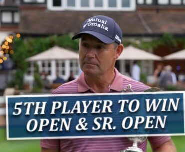 Padraig Harrington Becomes Just 5th Player To Win Senior Open and Open Championship