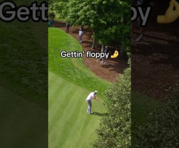 Nothin’ like a good flop shot 🤌 #golf #LIVGolf