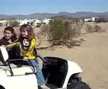 Cruisin the golf cart