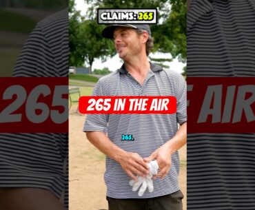 He said he can hit the golf ball 265 yards IN THE AIR! #golf #golfswing #golftips