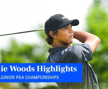 Watch Charlie Woods' Incredible 9-Birdie Round | 2025 Junior PGA Championship