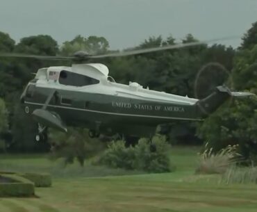 WATCH: President Trump Arrives At Trump International Scotland Golf Course In Aberdeen, Scotland