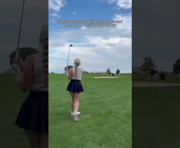 HILARIOUS Moment After Bad Golf Shot for Beginner Golfer