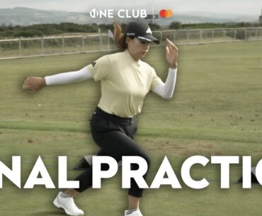 INTERESTING WARM-UPS! FINAL PREP AHEAD OF ROUND ONE | Inside The AIG Women's Open