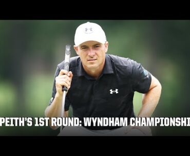 Jordan Spieth's ROUND 1 Wyndham Championship [FULL HIGHLIGHTS] | Golf on ESPN