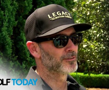 NASCAR champion Jimmie Johnson talks love for golf, appeal to drivers | Golf Today | Golf Channel
