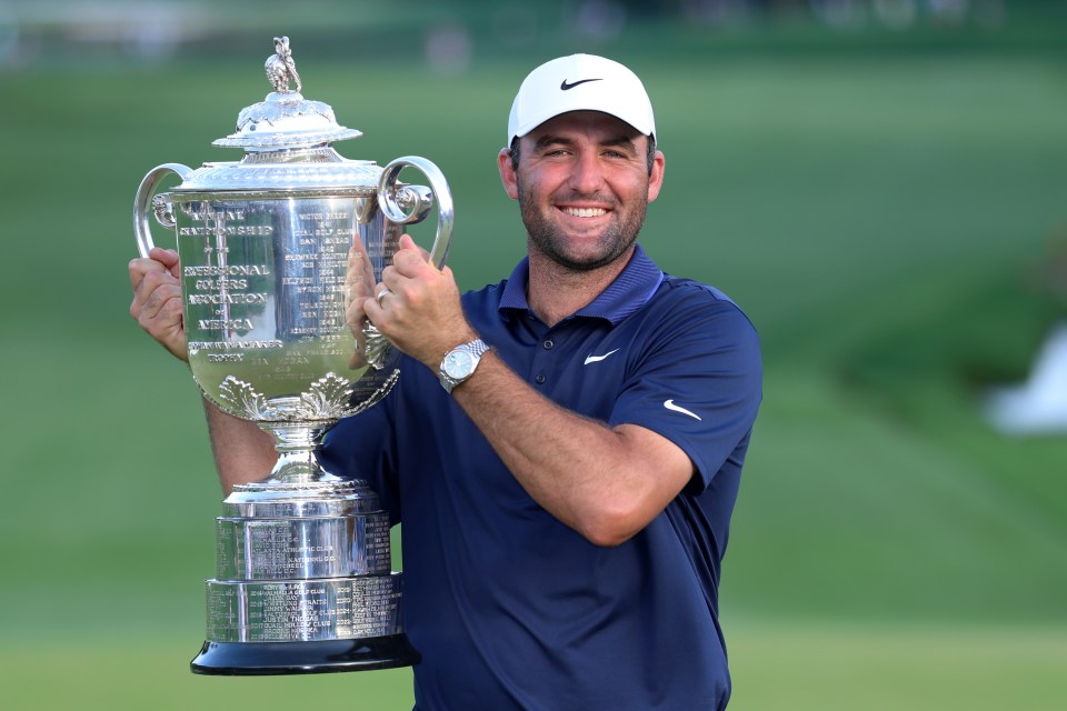 Scheffler's win at the PGA Championship came ahead of English, DeChambeau and Riley