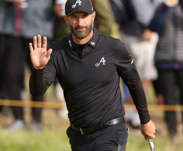 2025 Open Championship: Dustin Johnson with amazing birdie on 18 on Friday
