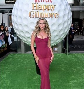 Paige Spiranac attends the Happy Gilmore 2 World Premiere at Jazz at Lincoln Center on July 21, 2025 in New York City.