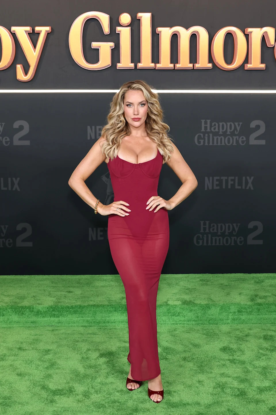 Paige Spiranac attends Netflix's "Happy Gilmore 2" New York Premiere at Jazz at Lincoln Center.