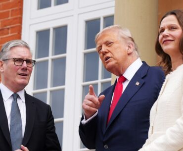 Trump visits Scotland and meets with U.K. Prime Minister Keir Starmer about trade and Gaza