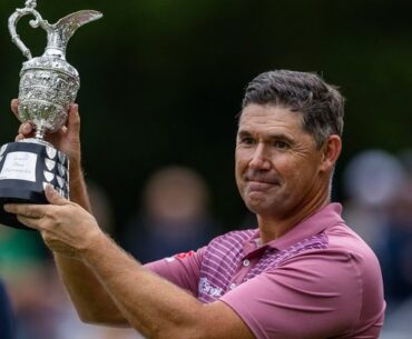 ‘I’m thrilled, euphoric, that I’ve gotten it done’ – Padraig Harrington makes history with Senior Open win at Sunningdale