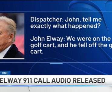 John Elway’s 911 call audio released during golf cart accident – NBC Los Angeles