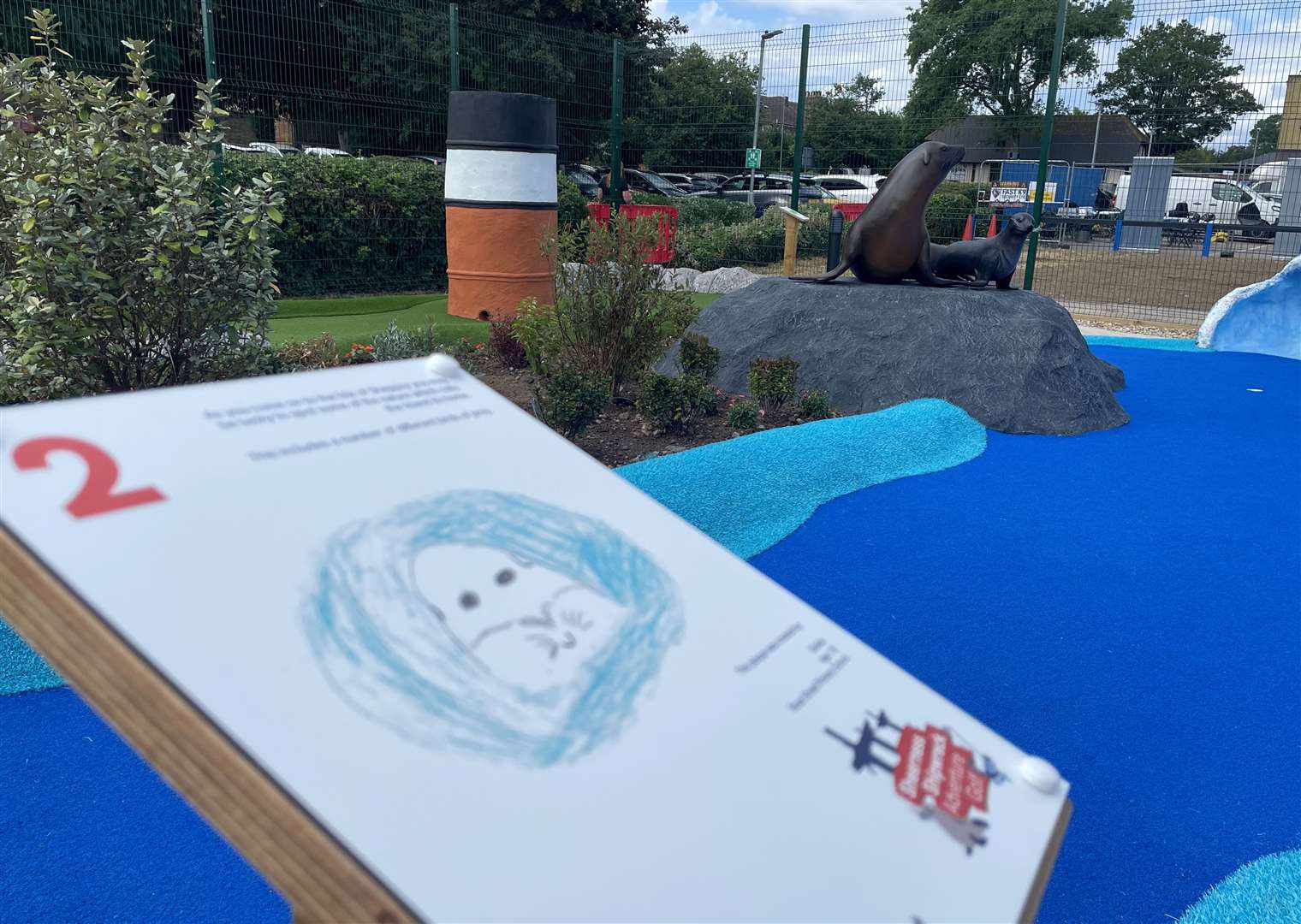 The 'Sammy the seal' design was the idea of Rose Street Primary School pupil Saskia, 10
