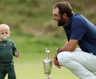 Scottie Scheffler wins fourth major at Royal Portrush, son Bennett steals the show