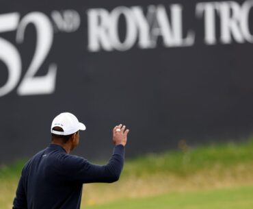 Tiger Woods' last competitive round of golf was at 2024 British Open