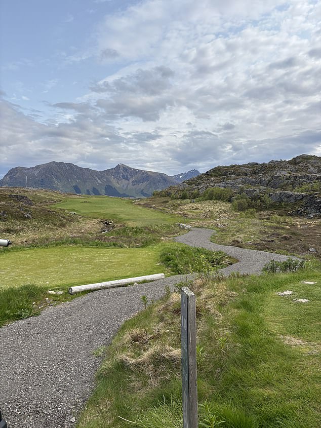 Look at the views! Plenty of tee boxes have hazards directly in front of them to test you