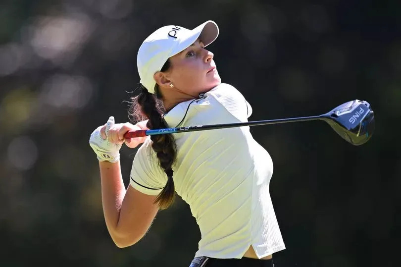 She made her major debut at the Evian Championship earlier this month