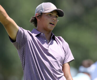 Charlie Woods at the US Junior Amateur