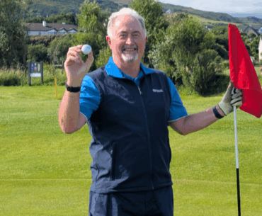 Colm’s cool ‘baby fade’ results in Dunfanaghy hole-in-one!