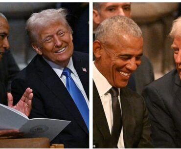 ‘Will you…,’ book reveals what Trump asked Obama in viral moment at Carter’s funeral