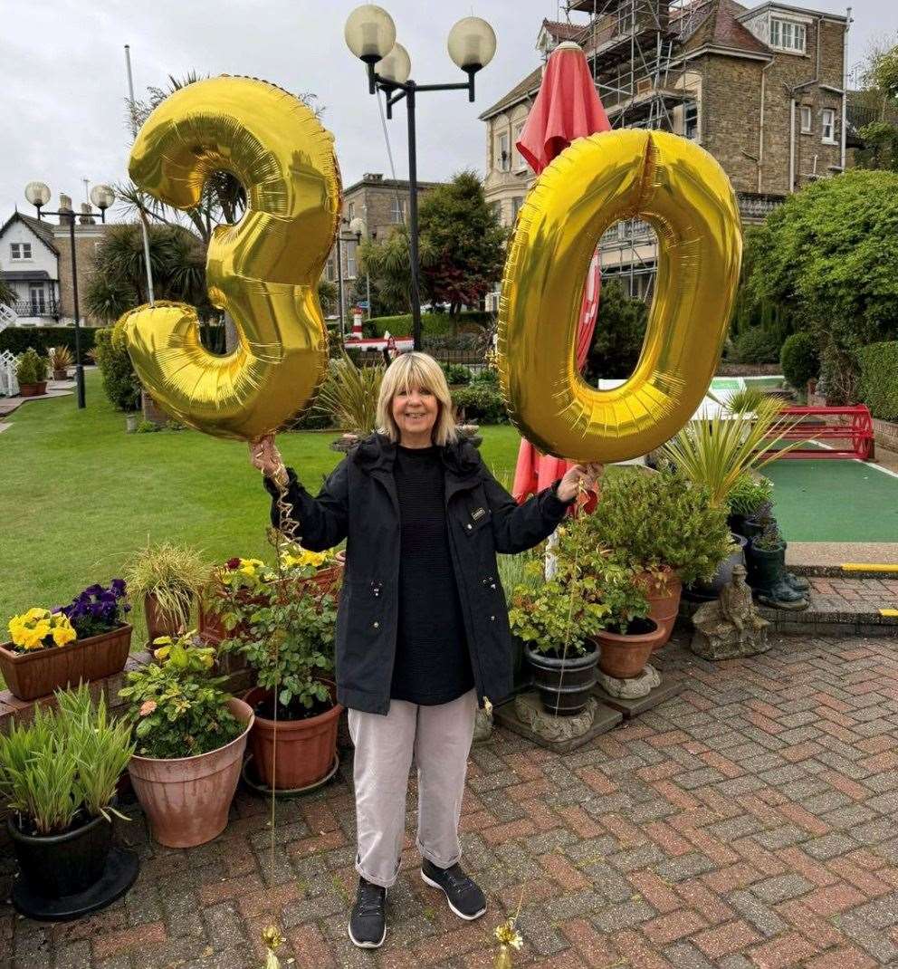 June celebrating Lillyputt Minigolf's 30th anniversary this year. Picture: Lillyputt Minigolf