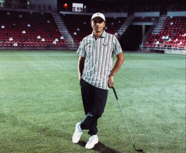 Rickie Fowler spots PUMA Golf x Reigning Champ collection