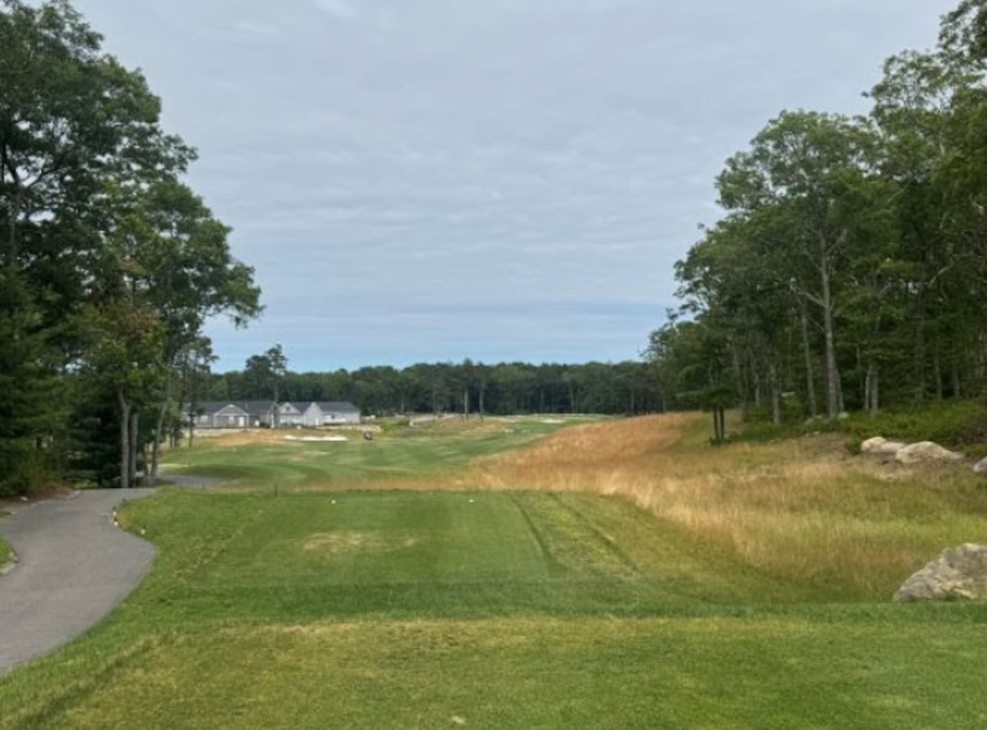 The new, public nine-hole South Shore Village Golf Club is part of a brand new 55+ development in South Kingstown. If you're looking for a new course while you're on vacation this month, you have to check this course out, says Globe columnist Dan McGowan. Pictured are holes 1 through 9.