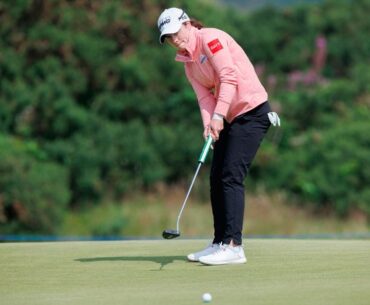 Leona Maguire off to a flyer in Scottish Open with legendary caddie in tow